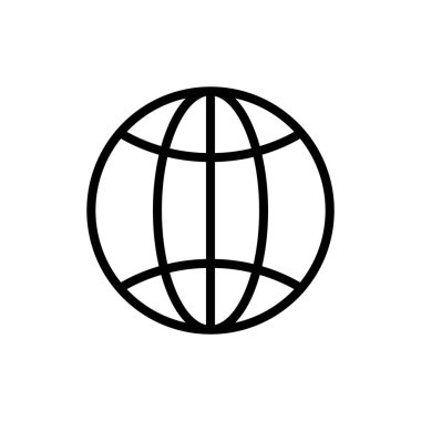 Uygulamalar ve web siteleri için web simgesi. Web tabelalarına ve sembollere git. Web tıklama simgesi. Genel arama simgesi