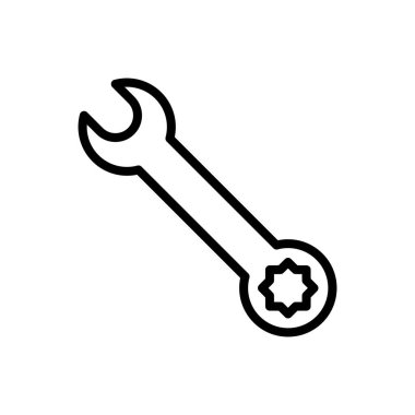 Uygulamalar ve web siteleri için simge simgesi aç. Tamir ikonu. araç işareti ve sembol