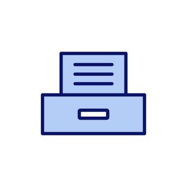 Dizin simgesi vektörünü arşivle. Belge vektör simgesi. Depolama simgesini arşivle.