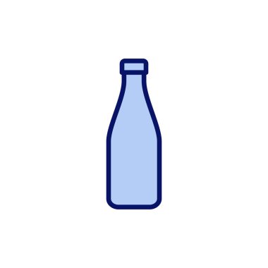 Şişe ikonu vektörü. şişe işareti ve sembol
