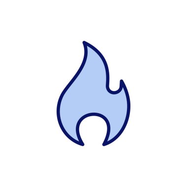 Simge vektörünü ateşle. ateş işareti ve sembol