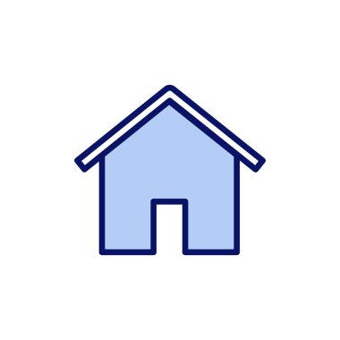 Ev ikonu vektörü. Ev işareti ve sembol