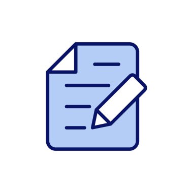 Not simgesi vektörü. not defteri işareti ve sembol