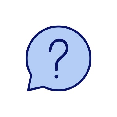 Soru simgesi vektörü. soru işareti ve sembol