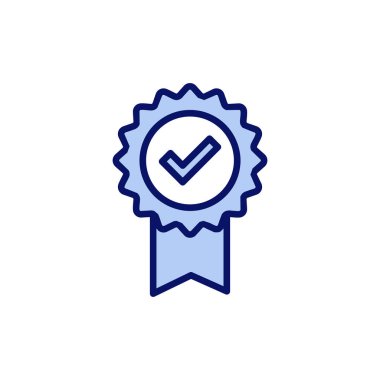 Onaylanmış simge vektörü. Onaylanmış Madalya Simgesi