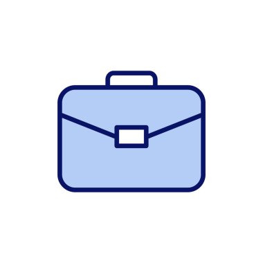 Evrak çantası ikon vektörü. Bavul işareti ve sembol. bagaj sembolü.