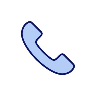 Simge vektörünü ara. Telefon işareti ve sembol. Telefon ikonu. Bizimle irtibata geç 