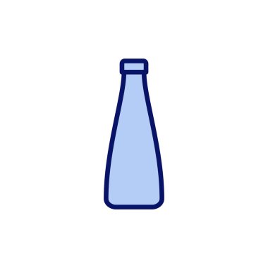 Şişe ikonu vektörü. şişe işareti ve sembol