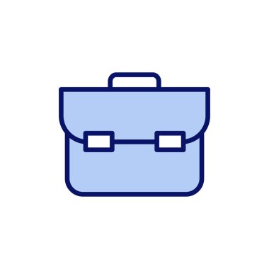 Evrak çantası ikon vektörü. Bavul işareti ve sembol. bagaj sembolü.