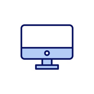 Bilgisayar simgesi vektörü. bilgisayar izleme işareti ve simgesi