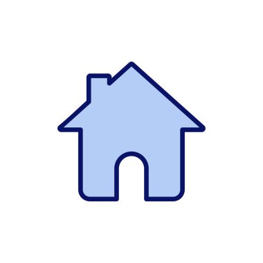 Ev ikonu vektörü. Ev işareti ve sembol