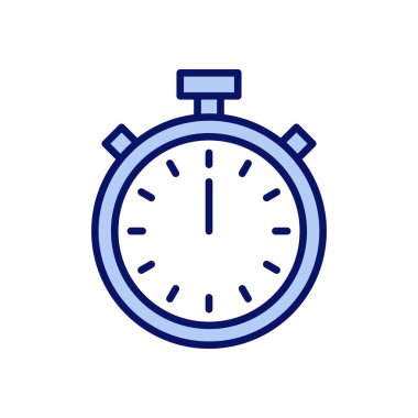 Kronometre simge vektörü. Zamanlayıcı işareti ve sembol. Geri sayım simgesi. Zaman Dönemi