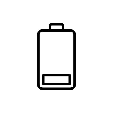 Uygulamalar ve web siteleri için pil simgesi. Şarj işareti. pil şarj seviyesi