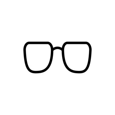 Uygulamalar ve web siteleri için gözlük simgesi. Gözlük işareti ve sembol