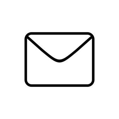 Uygulamalar ve web siteleri için e- posta simgesi. e-posta işareti ve sembol. E- posta simgesi. Zarf simgesi