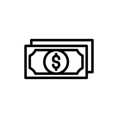 Uygulamalar ve web siteleri için para simgesi. Para işareti ve sembol