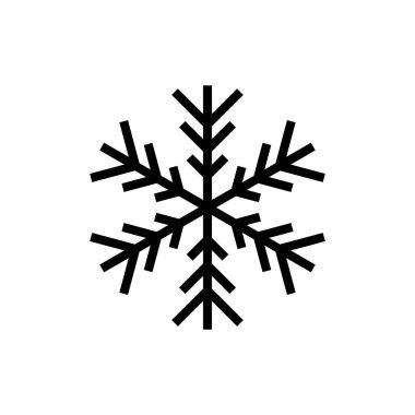 Uygulamalar ve web siteleri için kar simgesi. kar tanesi işareti ve sembol