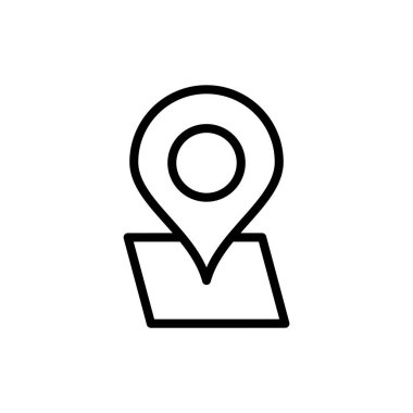 Uygulamalar ve web siteleri için adres simgesi. Ev işareti ve sembol. nokta