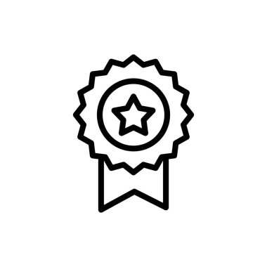 Uygulamalar ve web siteleri için simge simgesi. Ödül ikon vektörü. İşaret ve sembollere ulaşın. Damga