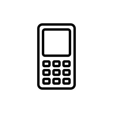 Uygulamalar ve web siteleri için telefon simgesi. Çağrı kodu ve sembol. telefon sembolü