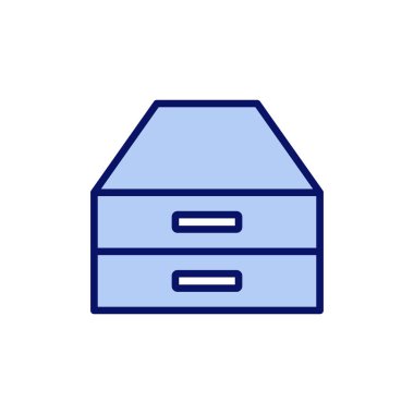 Dizin simgesi vektörünü arşivle. Belge vektör simgesi. Depolama simgesini arşivle.