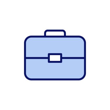 Evrak çantası ikon vektörü. Bavul işareti ve sembol. bagaj sembolü.