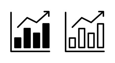 Uygulamalar ve web siteleri için grafik simgesi büyütülüyor. Çizelge ve sembol. diyagram simgesi