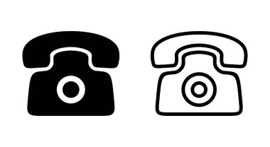 Uygulamalar ve web siteleri için telefon simgesi. telefon işareti ve sembol