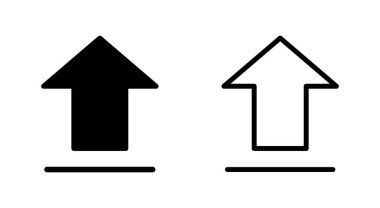 Uygulamalar ve web siteleri için simge sembolü yükle. veri işareti ve sembolü yükle