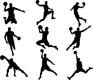 Erkekler Basketbol Oyuncuları, Basketbol Clipart, Basketball Cut Files