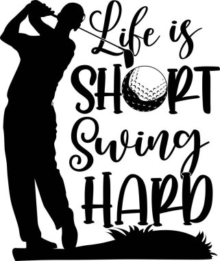 Hayat Kısa Swing, golf takımı, golf sopası, golf topu