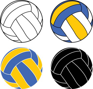 Voleybol Kesme Dosyası, Voleybol Klipsi Sanatı, Spor Silüeti