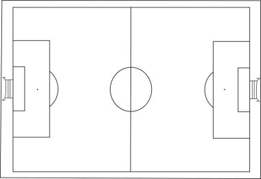 Futbol Sahası Özeti, Futbol Topu, Spor Silueti
