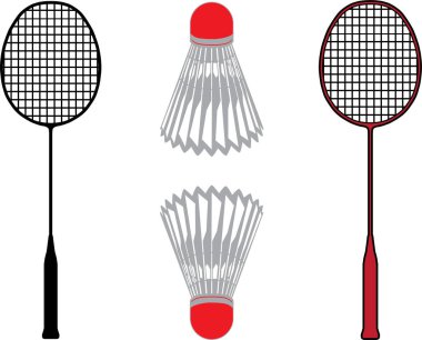 Badminton Birdie ve Raket, Badminton Raketi, Shuttlecock