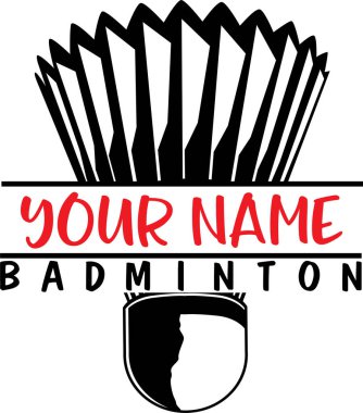 Shuttlecock Monogram Çerçevesi, Badminton Bölünme Adı