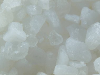 Masa tuz kristalleri. Yemek çeşnisi. Mineral.