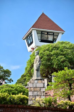 Taiwan - 07.09.2024: Anping Fort, originally Fort Zeelandia, was built by the Dutch in the early 17th century. The statue of Koxinga here symbolizes Taiwans resilience and resistance against foreign invasion. clipart