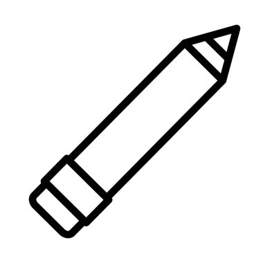 Kalem. Web simgesi basit illüstrasyon