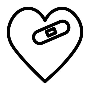 Uyuşturucu çizgisi biçim vektör tasarımlı kalp