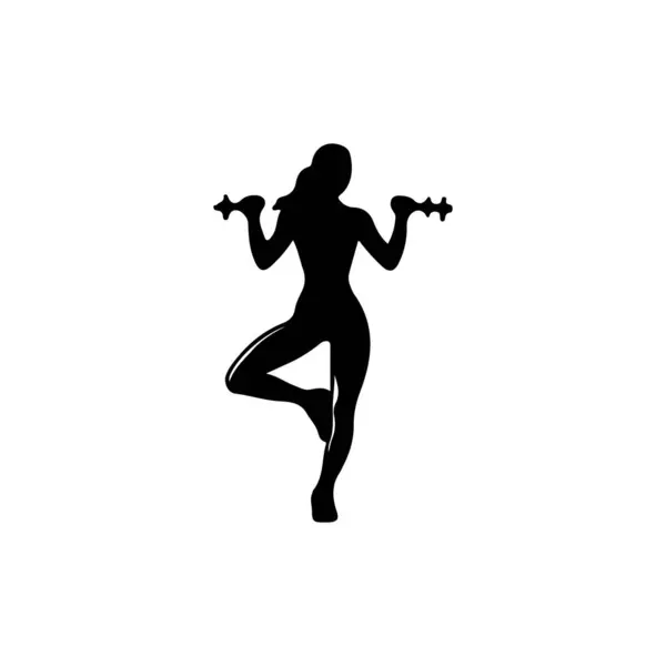 stock vector A place for fitness, exercise, strength training, and overall health improvement.