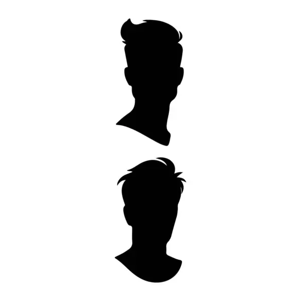 stock vector Elegant Hairstyles for Modern Men.