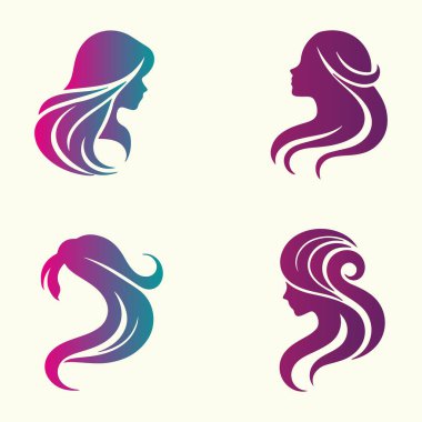 Elegant Hairstyles for Modern Women clipart