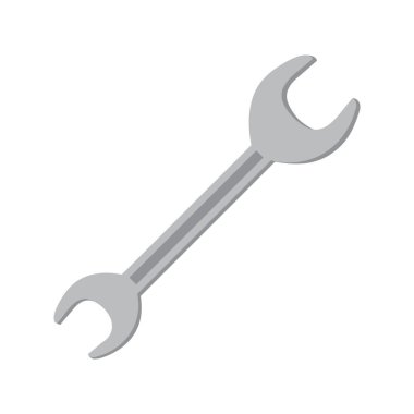 Anahtar çalışma araçları clipart vektör düz tasarım beyaz arkaplan izole