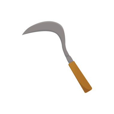 Orak, ikon ve grafik tasarım vektör sanatı. Çiftçi Elle Hasat Pirinç Vektörleri