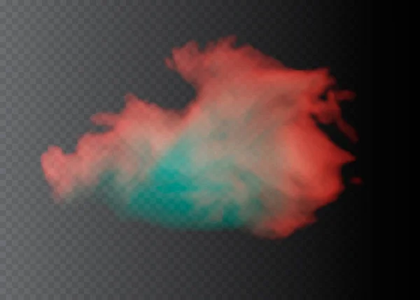 Nebel Oder Rauch Isolierten Transparente Spezialeffekte Weißer Vektor Trübung Nebel — Stockvektor