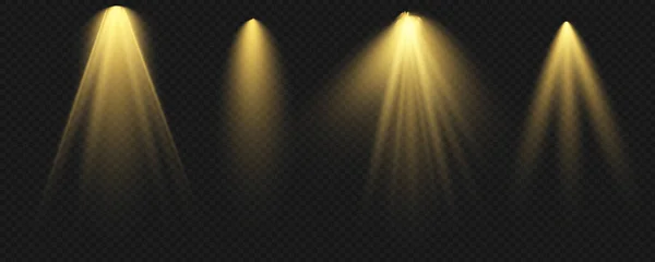 Ορισμός Του Spotlight Που Απομονώνεται Διαφανές Φόντο Διάνυσμα Λαμπερό Φως — Διανυσματικό Αρχείο