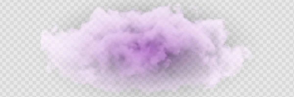 Прозрачный Спецэффект Выделяется Туманом Дымом Вектор Белого Облака — стоковый вектор