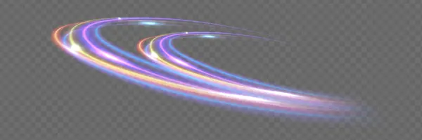 Abstraktní Pozadí Světelných Linií Neonové Linie Laserové Paprsky Abstraktní Modré Stock Vektory