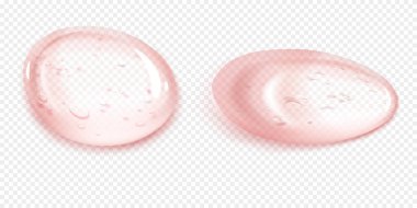 Şeffaf arka planda krem dokusu felci izole edilmiş. Yüz kremi, köpük, jöle ya da vücut losyonu ikonu. Vektör yüz kremi kozmetik ürün lekesi