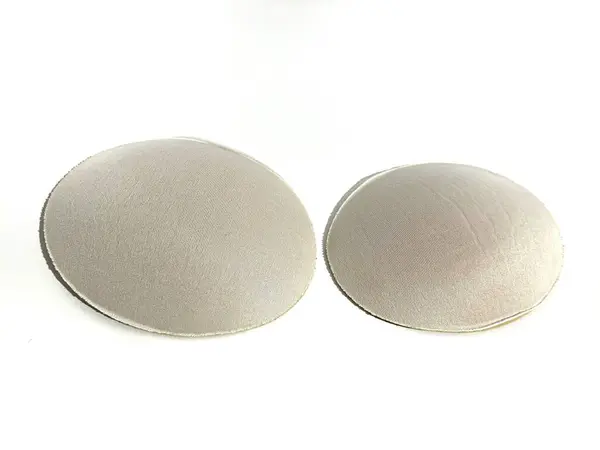 stock image Pair of bra insert pad sponge foam isolated on white background